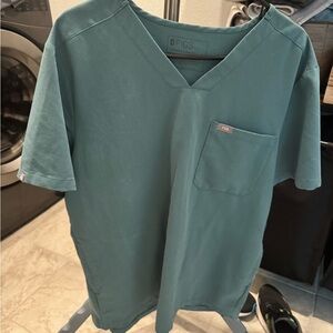 Figs Men's Short Sleeve Teal Tee